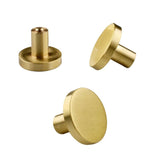 Round Brass Drawer Pulls Handles