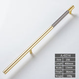Gold Knurling cabinet handles